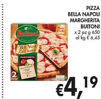 Buitoni pizza bella napoli margherita