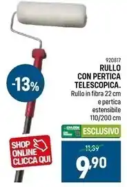 Rullo con pertica telescopica