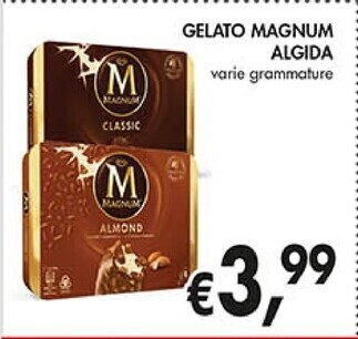Coal Algida gelato magnum offerta