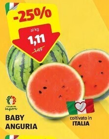 ALDI I colori del sapore baby anguria offerta