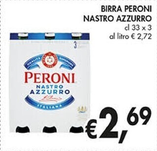 Peroni birra nastro azzurro