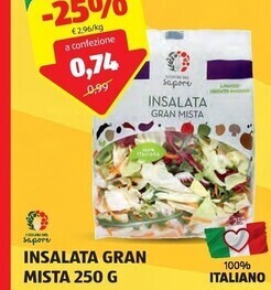 ALDI I colori del sapore insalata gran mista offerta