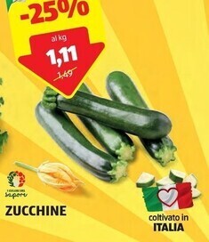 ALDI I colori del sapore zucchine offerta