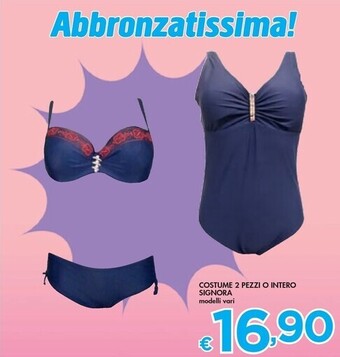 Costume 2 pezzi o intero signora