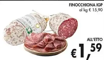 Coal Finocchiona igp offerta