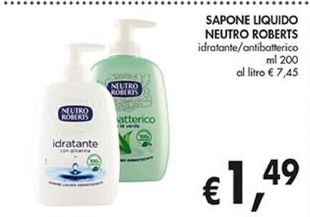 Coal Neutro roberts sapone liquido offerta