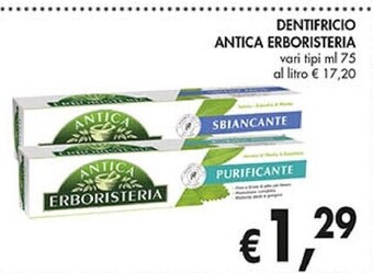 Coal Antica erboristeria dentifricio offerta