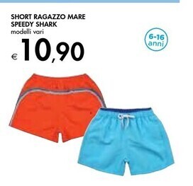 Bennet Speedy shark - short ragazzo mare offerta