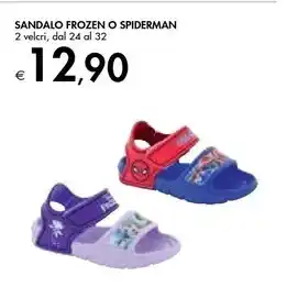 Sandalo frozen o spiderman