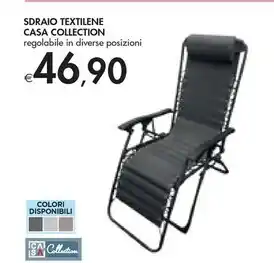 Bennet Casa collection sdraio textilene offerta