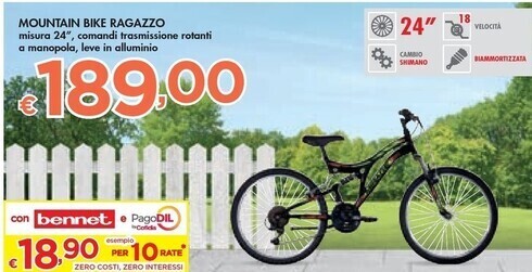 Bennet Mountain bike ragazzo offerta
