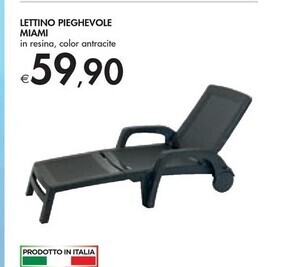 Bennet Lettino pieghevole miami offerta
