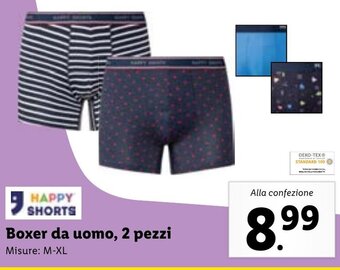 Lidl Boxer da uomo, 2 pezzi offerta