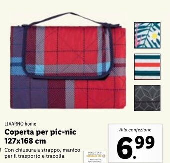 Lidl LIVARNO home Coperta per pic-nic 127x168 cm offerta