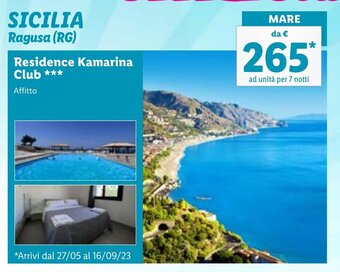 Lidl Residence Kamarina Club *** offerta