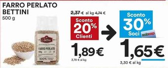 FARRO PERLATO BETTINI 500 g
