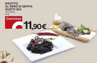 Coop RISOTTO AL NERO DI SEPPIA GUSTO QUI circa 250 g, offerta