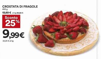 Coop CROSTATA DI FRAGOLE 450 g offerta