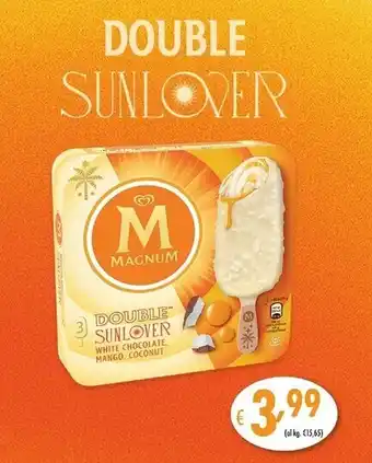 Galassia Algida magnum double sunlover offerta