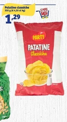 In'S Mercato Party - patatine classiche offerta