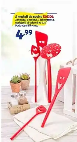 In'S Mercato Koziol - 5 mestoli da cucina offerta