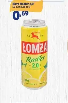 In'S Mercato Lomza - birra radler 2,0 offerta