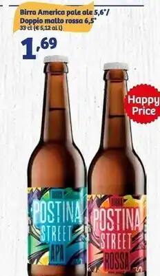 Postina street - birra america pale ale