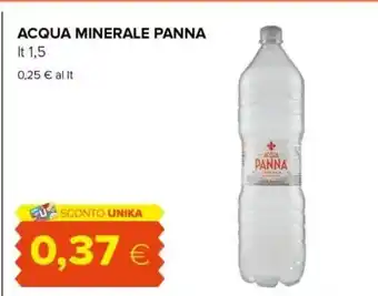 Tigre Acqua panna acqua minerale offerta