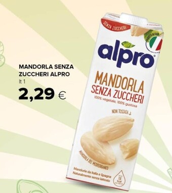 Tigre Alpro mandorla senza zuccheri offerta