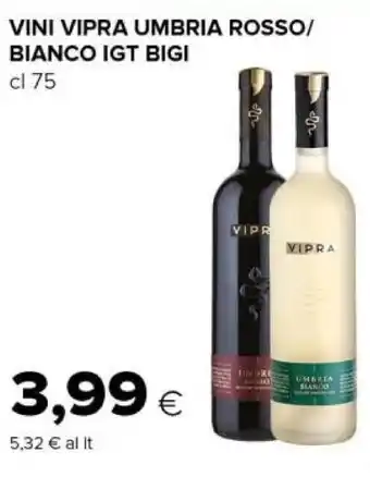Tigre Bigi vini vipra umbria rosso / bianco igt offerta