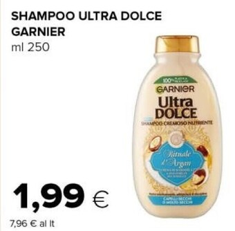 Tigre Garnier shampoo ultra dolce offerta