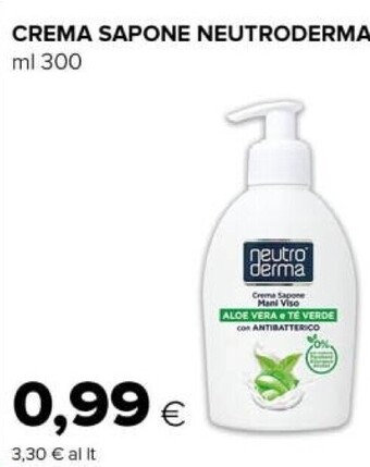 Tigre Neutro derma crema sapone offerta