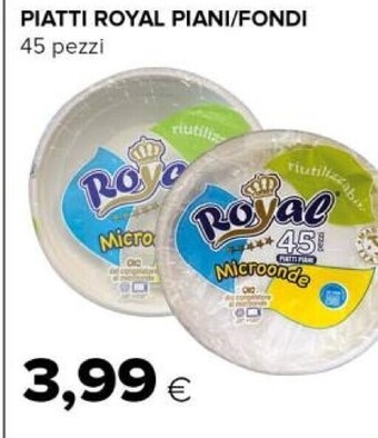 Tigre Royal piatti piani offerta