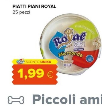 Tigre Royal piatti piani offerta