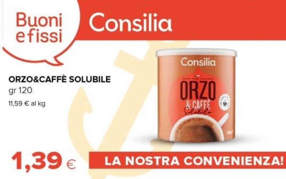 Tigre Consilia orzo&caffe solubile offerta