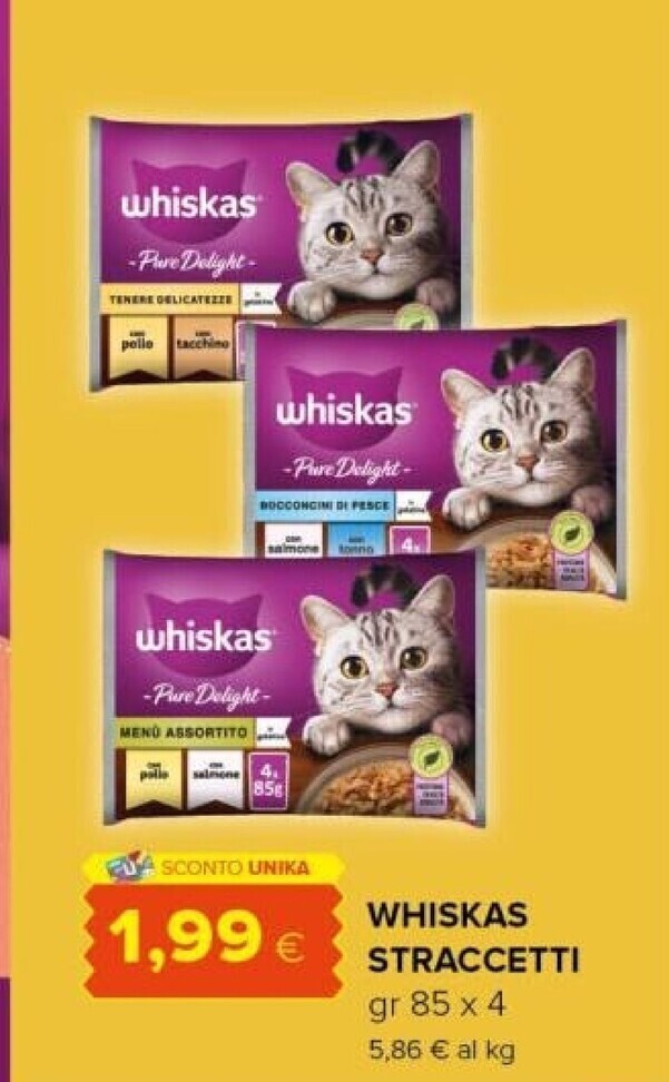 Tigre Whiskas straccetti offerta