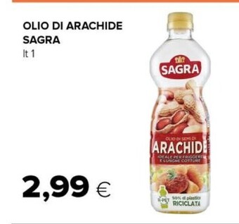 Tigre Sagra olio di arachide offerta