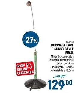 Cfadda Doccia solare sunny style reco offerta