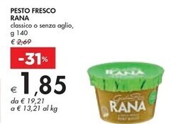 Bennet Rana pesto fresco offerta