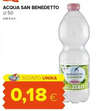 Tigre San benedetto acqua offerta
