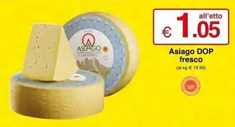 Asiago dop fresco
