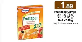 Cameo fruttapec 2in1 75 g