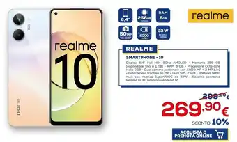 Realme smartphone - 10 8+256gb