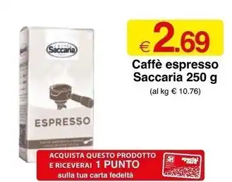 Saccaria caffè caffè espresso 250 g