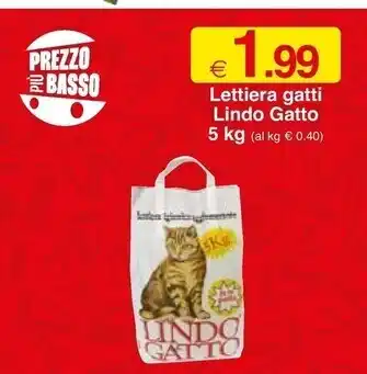 Lettiera gatti lindo gatto 5 kg
