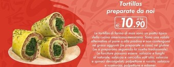 Tortillas preparate da noi