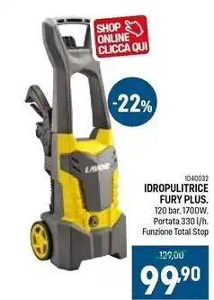 Lavor idropulitrice fury plus