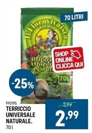 Terriccio universale naturale