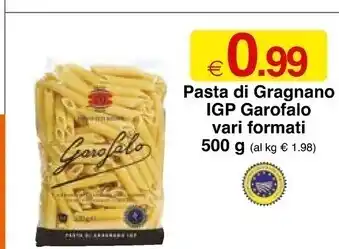 Sì con te Garofalo pasta di gragnano igp vari formati 500 g offerta