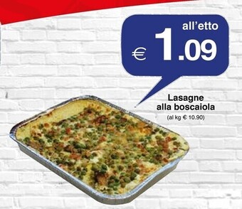 Lasagne alla boscaiola